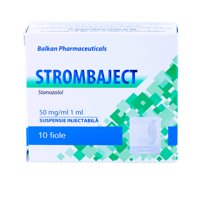 0007 Strombaject Aqua 1ml Stanozolol50 mg ambs10 X 1 ML AMPULES