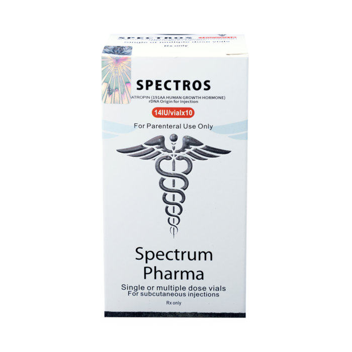 0009 SPECTROS HGH 140IU 10 X 14 IU VIAL