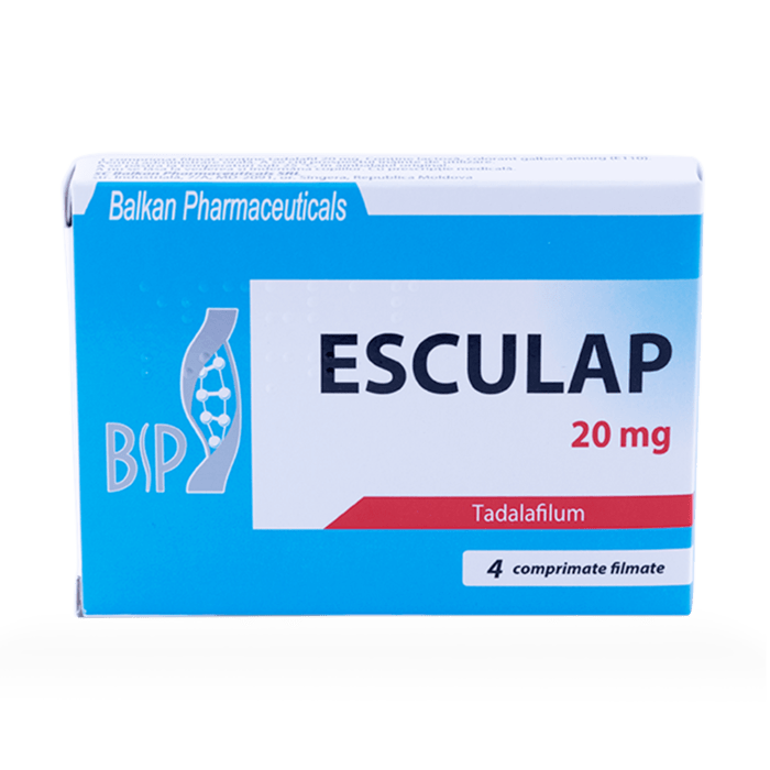 0014 Esculap Tadalafil 20mg 4 TAB