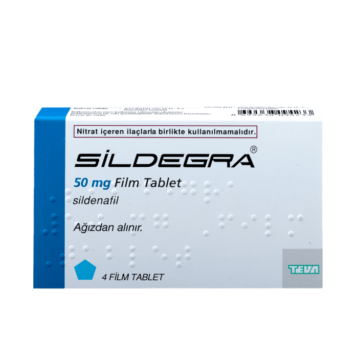 0004 Sildegra Sildenafil 50 mg 4 FTB. TURKEY