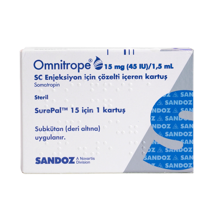 0007 OMNITROPE HGH 15 MG 45 IU