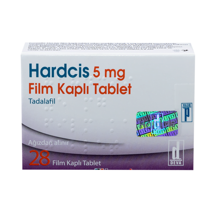 0014 HARDCIS TADALAFIL 5 MG 28 FTB. TURKEY