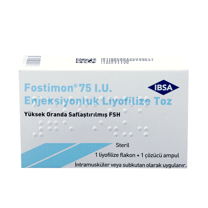 0017 FOSTIMON 75 IU 1 VIAL TURKEY